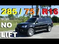 SEQUOIA 285 75 R16 NO LIFT - WHEELS AND TIRES TRIMMING REQUIRED BFG GOODRICH K02 ALL TERRAIN