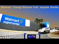 Shopping at Walmart Supercenter in Apopka Florida on Orange Blossom Trail - Store 955