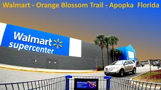 Shopping at Walmart Supercenter in Apopka Florida on Orange Blossom Trail - Store 955