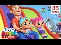 Download Lagu Can Bebek Kaydıraktan Kayıyor, Lunapark Şarkısı | Öğretici Çocuk Şarkıları | Little Angel Türkçe