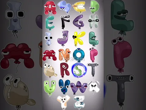 ALPHABET LORE A-Z but baloons ALPHABET LORE ANIMATION MEME - abcdefghijklmnopqrstuvwxyz