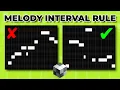 Interval Rule for Better Melodies