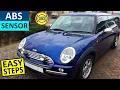 Mini ABS Wheel Speed Sensor Replace - How to replace ABS Wheel Speed Sensor on Mini R50 R53