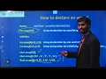 One Dimensional Arrays in C 1D Array