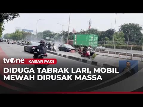 Mobil Mewah Diamuk Massa, Pengemudi Mengaku Tidak Terlibat Tabrak Lari