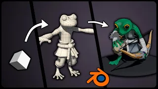How to Make a 3D Game Character Blender