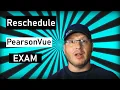 pearson vue online proctored exam - How to reschedule Oct 2020