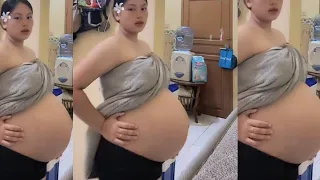 spill perut cuma pake handuk