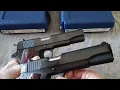 Colt 38 Super O1911C-38 Blued Finish Compared to O2991 Model - 70 series versus 80