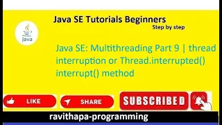 Java SE Multithreading Part 9 Thread interruption interrupt Thread interrupted
