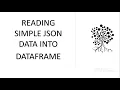 Loading Json Data to Dataframe