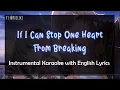 Download Lagu If I can Stop One Heart from Breaking - Robin | Karaoke Instrumental English Lyrics - Off Vocal