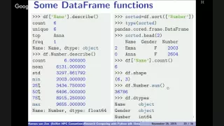 Research Computing with Python lecture 8 Pandas