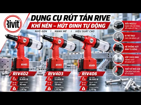 Máy rút đinh tán bằng thủy lực RIVIT