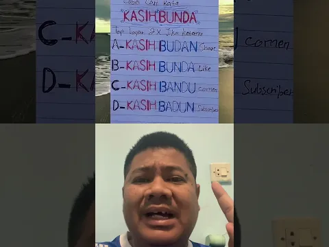 COBA CARI KATA KASIH BUNDA ⁉️😱#funny #lucu #shortvideo #shorts #subscribe