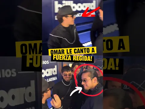 Omar Camacho Le Canta a Fuerza Regida Su Canción 2+2 #fuerzaregida #omarcamacho