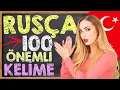 RUSÇA 100 ÖNEMLİ KELİME (Rusça Öğreniyorum)