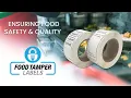 Tamper Evident Food Safety Labels - Meal Delivery Labels