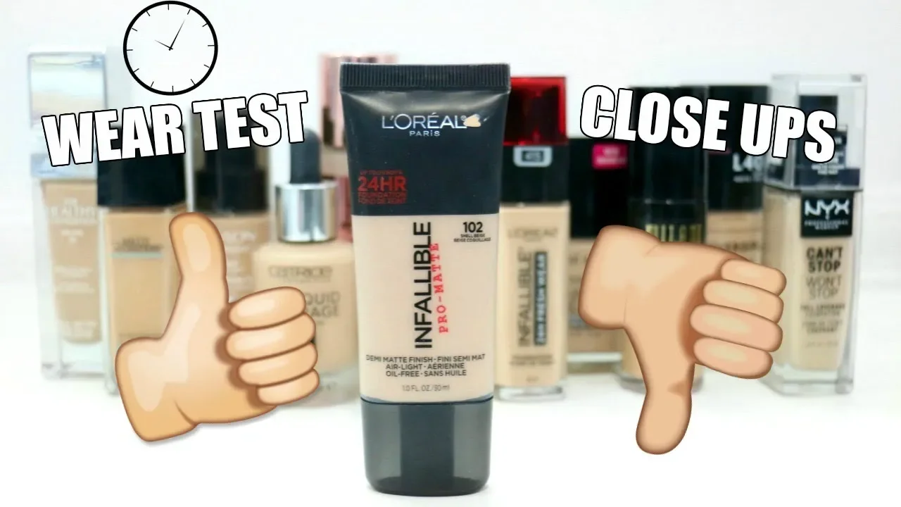 Maybelline Fit Me Matte n Poreless VS Loreal Infallible Pro Matte | MAKEUP BATTLE | MakeupbyFatya. 