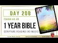 One Year Bible Day 208 Isaiah 44-46 NIV Bible