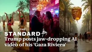 Trump Posts Jaw Dropping AI Video Of His Gaza Riviera Featuring Netanyahu And Belly Dancers  Trump Posts Jaw Dropping AI Video Of His Gaza Riviera Featuring Netanyahu And Belly Dancers