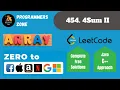 454 4Sum II Zero to FAANG Assignment Solution Leetcode Shapnesh Programmers Zone
