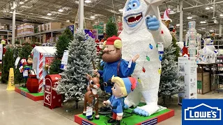 LOWE S CHRISTMAS DECORATIONS CHRISTMAS TREES DECOR SHOP WITH ME SHOPPING STORE WALK THROUGH