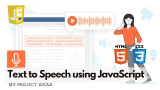 Text To Speech Web Application using JavaScript HTLM CSS JavaScript Projects