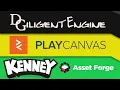 New Diligent Engine PlayCanvas Releases New Kenney Asset Pack New AssetForge Release