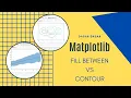 CONTOUR FILL BETWEN PHYTON MATPLOTLIB