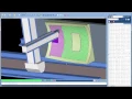Automated Fibre Placement - wing skin VERICUT Composite CNC simulation