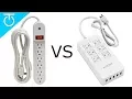 Power Strip vs Surge Protector - QICENT 6 Outlet Surge Protector Review