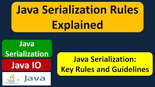 Java Serialization Rules Explained Java IO Java Tutorial