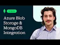 Java Spring Boot Media Storage Azure Blob Storage MongoDB Integration