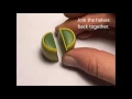 Polymer Clay Easy Leaf Cane Tutorial Leaf Tutorial Clay Leaf Leaf Cane