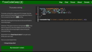 Truncate A String freeCodeCamp Review Basic Algorithm Scripting lesson 9
