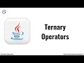 Ternary Operators in Java Java Tutorial For Beginners How to use Ternary operator in Java