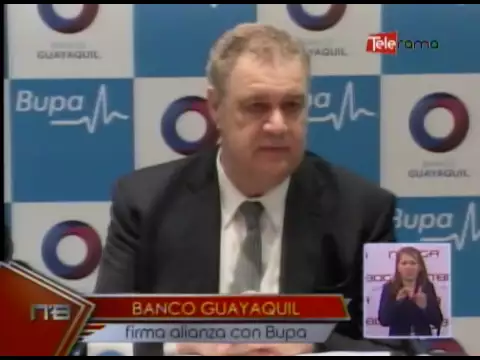 Banco Guayaquil firma alianza con Bupa