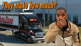 Just to DROP off pallets AutoZone Trucking jobs Easy money
