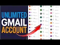 UNLIMITED GMAIL ACCOUNT Without Phone Verification Unlimited GMail Create Method 2025 Gmail id