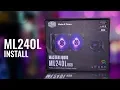 HOWTO Install Cooler Master MasterLiquid ML240L RGB on Socket 1151 and 2066