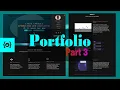 Creating a Responsive Portfolio Website Using Pure HTML CSS and JavaScript PART 3
