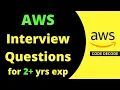 Top AWS Interview questions and answers for 2 years of Experience for Java Developer Code Decode
