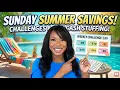 EPIC SUNDAY SUMMER SAVINGS Cash Stuffing Fun Savings Challenges
