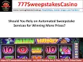 Should you Rely on Automated sweepstake services for winning more prizes