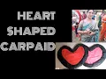 Heart shaped carpet easy to make