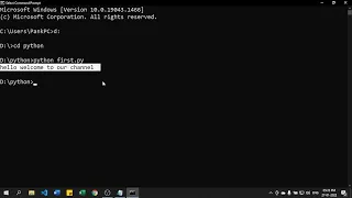 How To Run Python Scripts With The Command Prompt CMD in Hindi 05