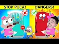 Download Lagu No, Stop Puca! Dangers! Hot vs Cold Challenge | Safety Tips | Pica Family  Funny | Parody Cartoon