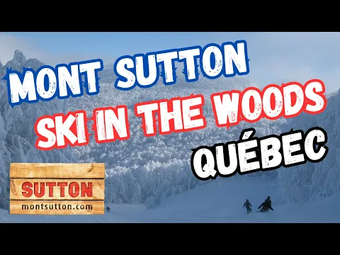 Skiing In The Woods  - Mont Sutton, Quebec