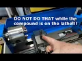 Mini Lathe Quick Change Tool Post - What to avoid when installing
